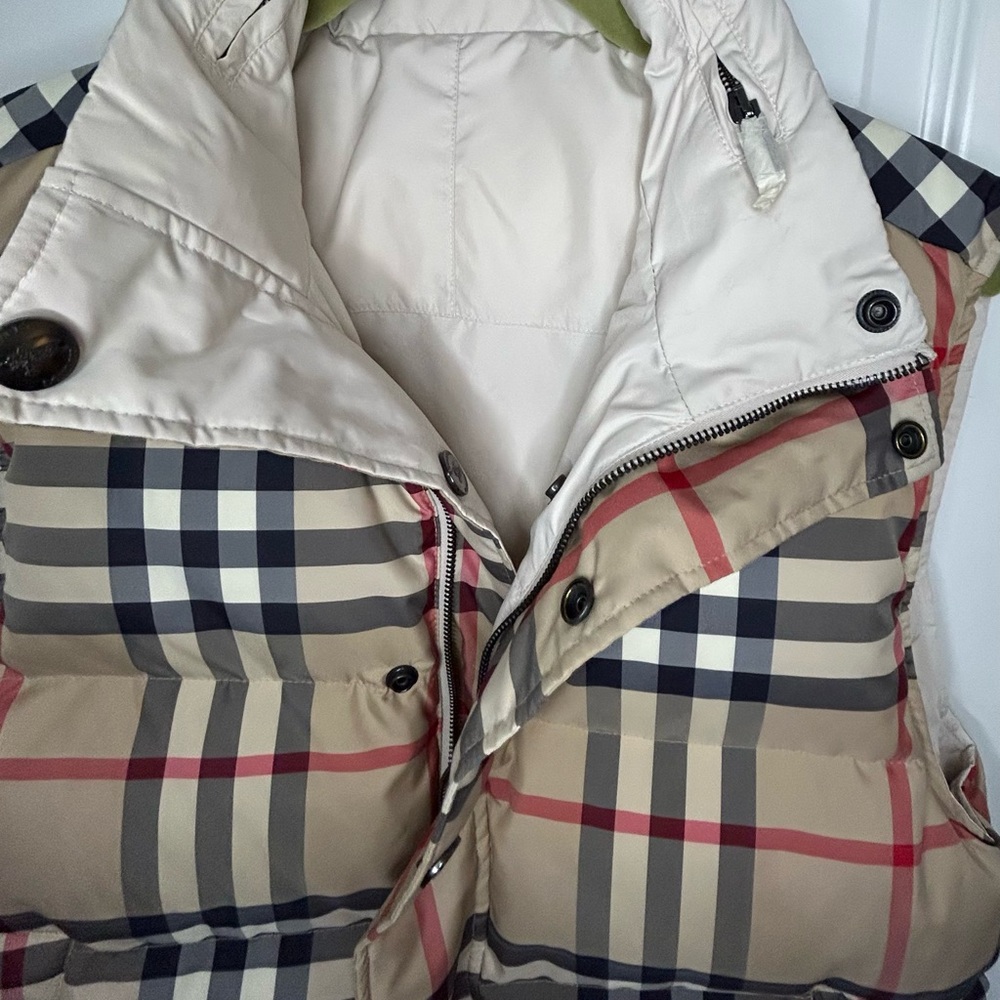 Burberry London Reversible Puffer Vest.
